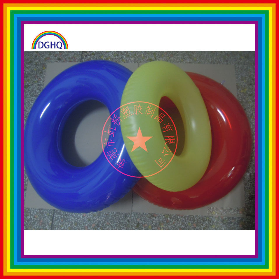 东莞虹桥广告供应充气游泳圈/充气生产游泳圈/充气单戏水圈