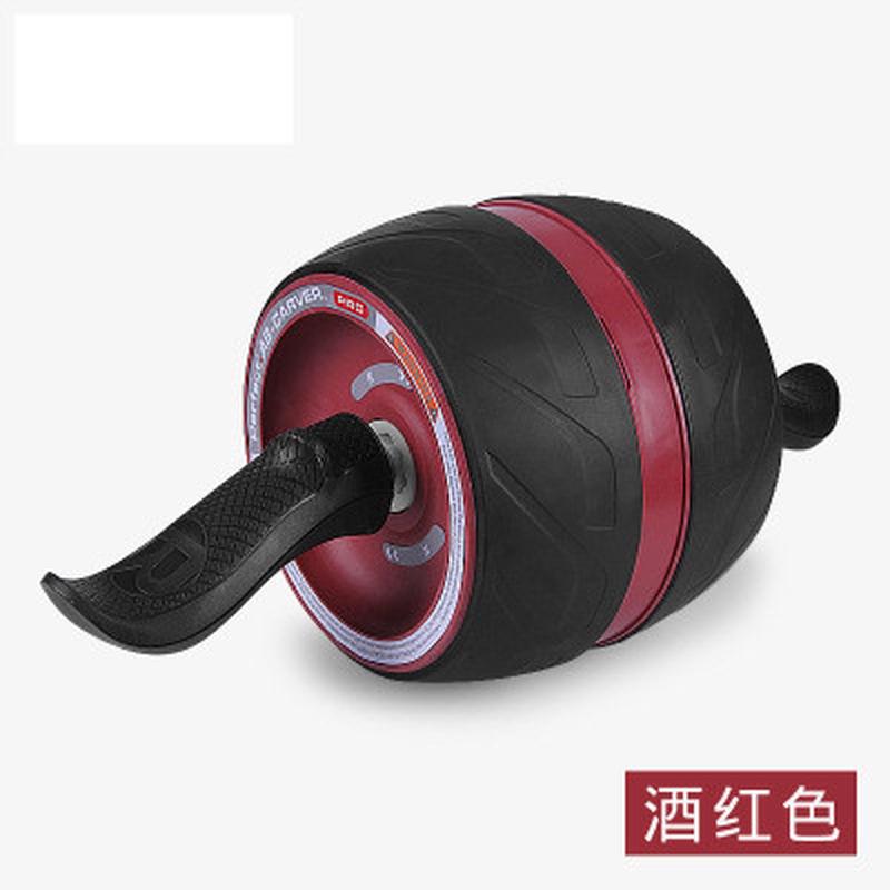 肚子腹肌初学者收腹部静音健身器材家用女减回弹健腹轮滚轮滑轮男