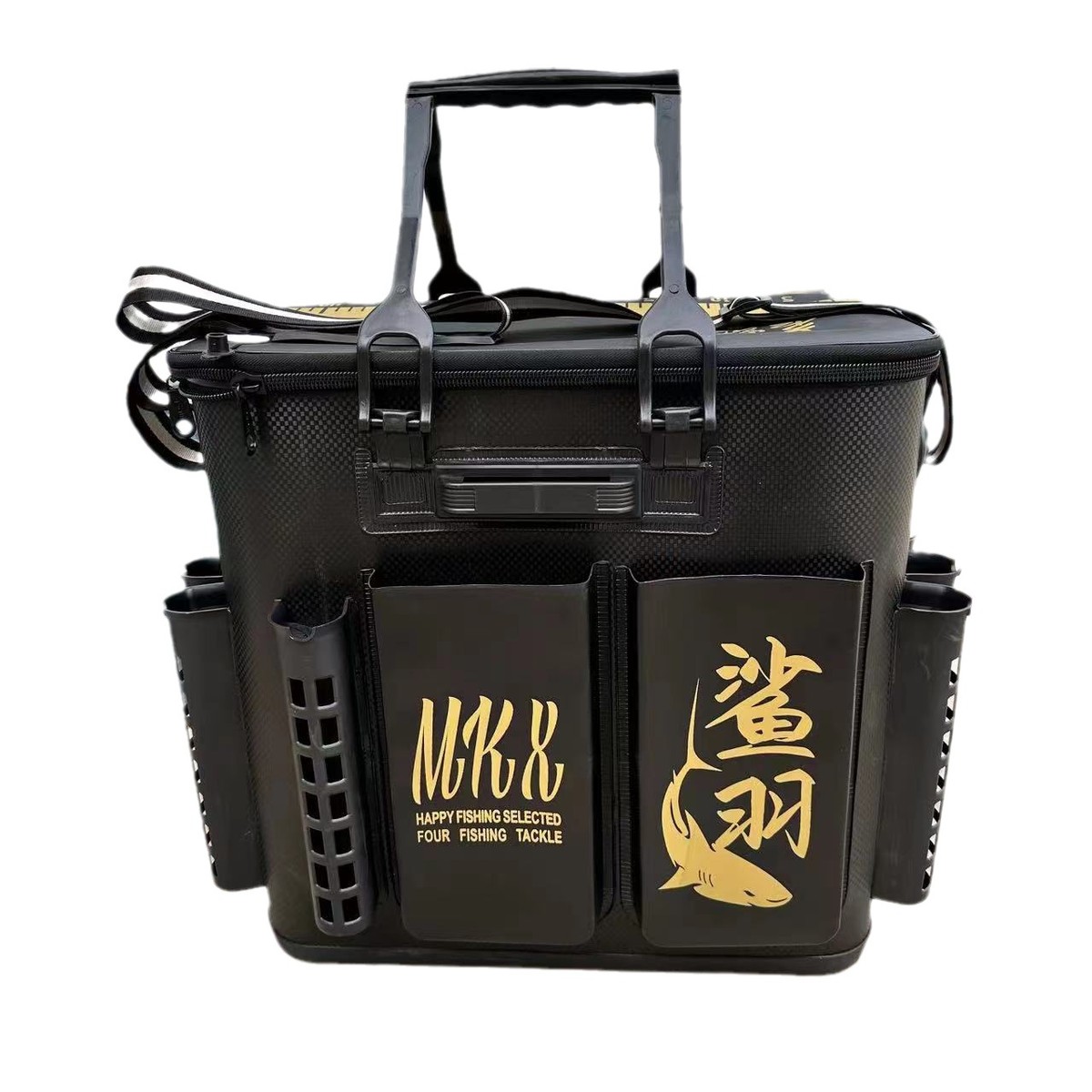 鱼桶钓鱼桶双肩eva活鱼箱折叠水桶鱼护桶钓鱼挂可拉车拉车钓鱼桶