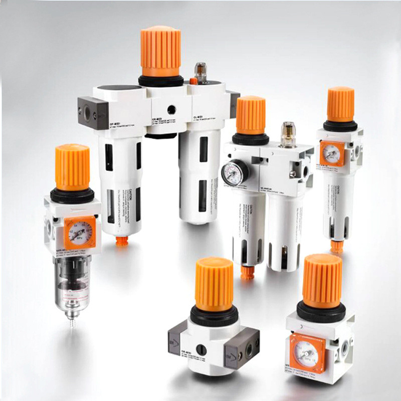 热销空压机接口ou-g1/2-d-midi4分过滤器铝合金耐压16bar三联件