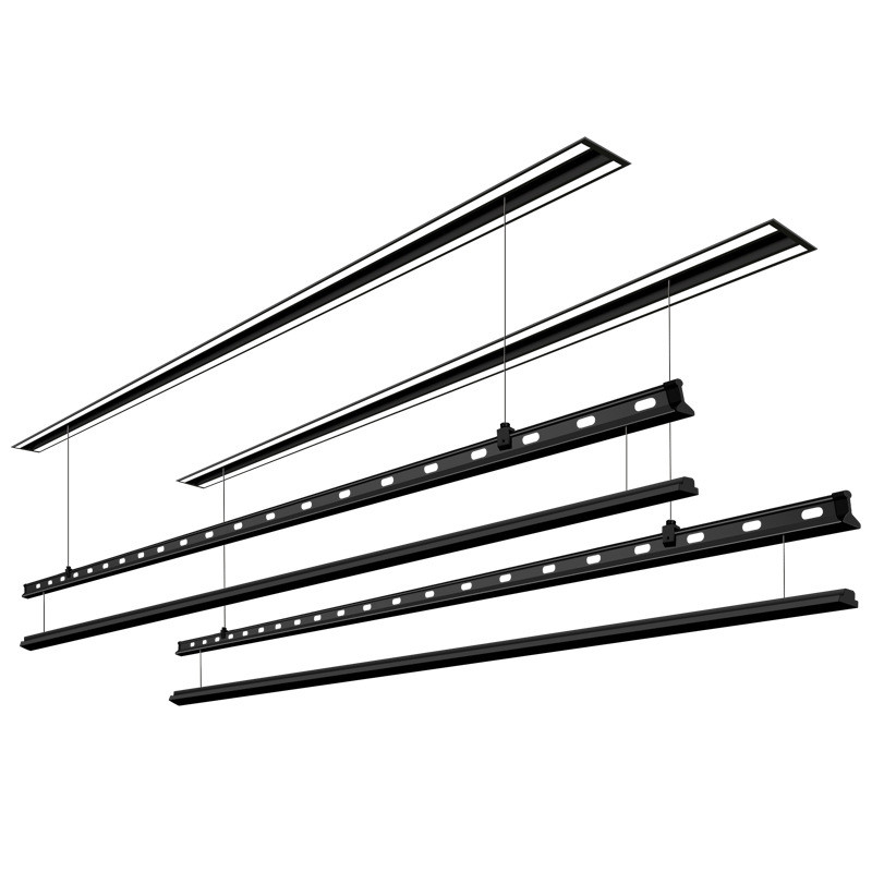 隐藏式单杆双杆电动晾衣架阳台智能升降晾衣杆电动遥控自动晒衣架