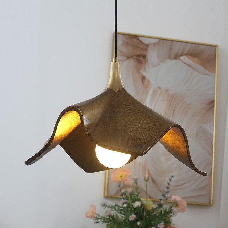 美式寂创意侘简约风民宿床头灯饰设计师卧室书房餐桌茶几小吊灯