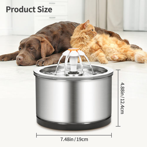 宠物饮水机猫狗喝水工厂喂水器宠物喂水器不锈钢直销