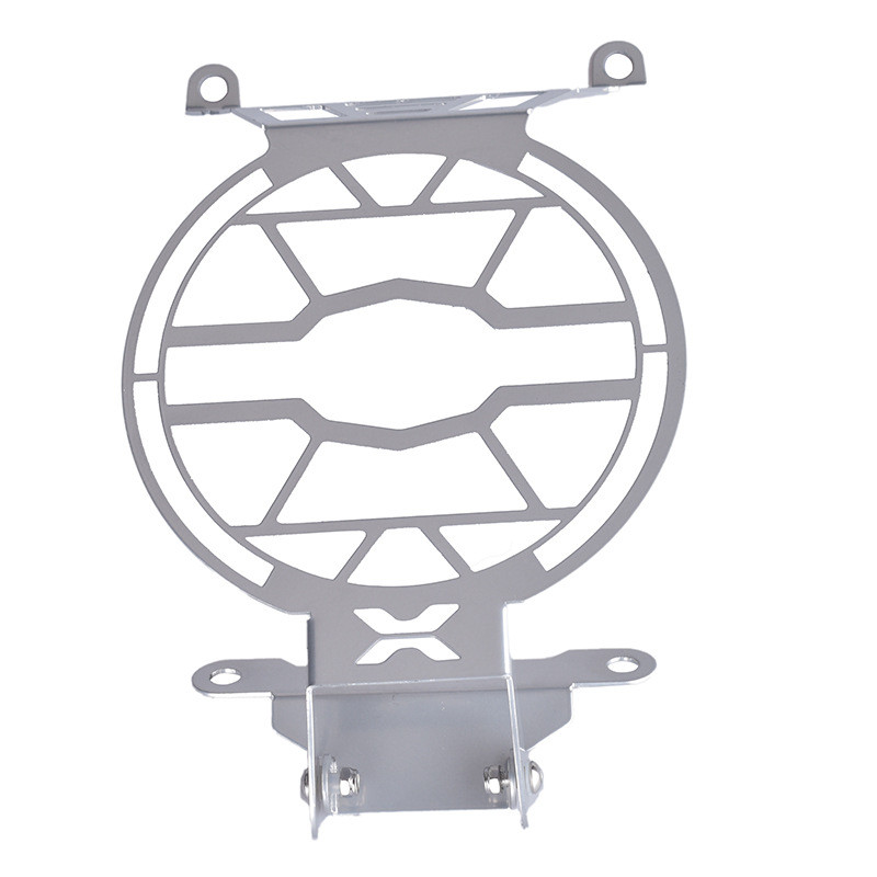 热销适用于春风700cl-x改装大灯保护网车灯防护罩圆形复古前灯罩