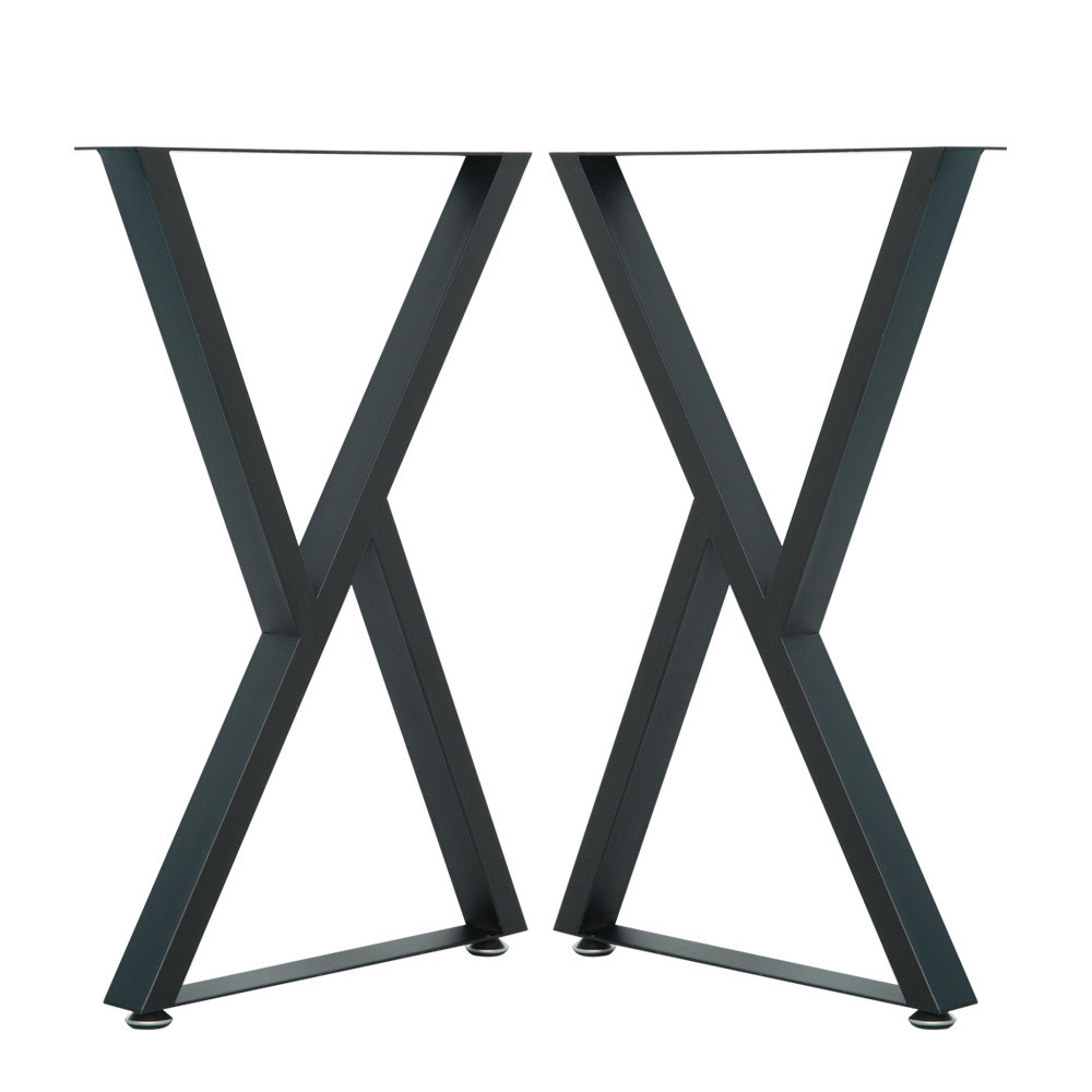 热销现代简约铁艺桌脚办公桌子餐家具五金配件腿桌腿批发跨境实木