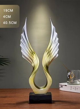 酒店创意刺身姿造装饰客厅盘现代简约北欧创意家居摆玄关工艺品