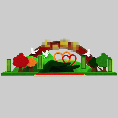 大型仿真绿雕广场景观雕创意工艺品仿真植物户外景观造型