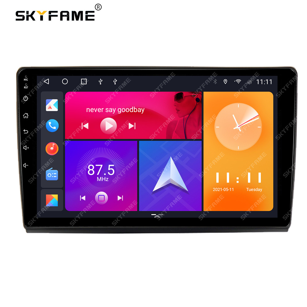 热销百变套框适用于06-21菲亚特FIAT博锐Bravo9寸面板面框线