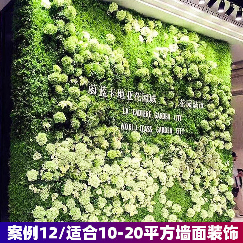 仿真植物背景墙绿植墙花墙假草坪墙面塑料草皮阳台装饰室内绿化墙