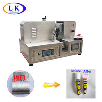 半自動異型封尾機 打孔封尾機 倒角封尾機 飛機孔軟管封尾機