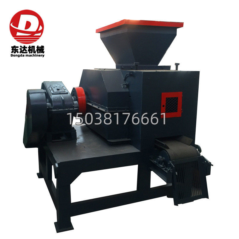 商用小型压球机500型冲压式强力干粉压球机对辊污泥细粉压球机