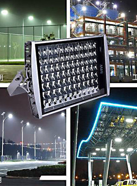 热销灯隧道led56w98w112w泛光灯平面路灯球场灯户外防水平板灯加