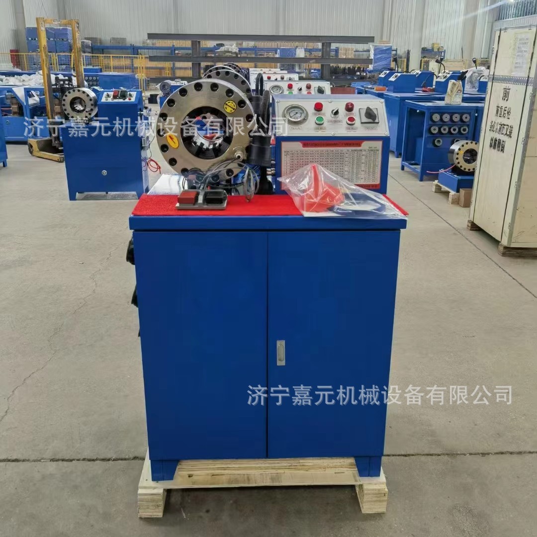 电动液压立式缩管机建筑钢管压管机高压油管胶管接头缩管机