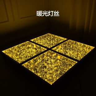 婚庆星光大道舞台婚礼t台走绣舞台灯丝玻璃舞台新款婚庆道具