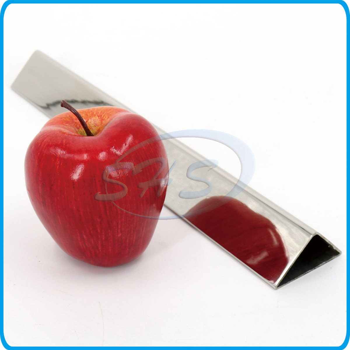 sus304材质不锈钢管三角形 表面镜面 长度可以零切 适用机械设备