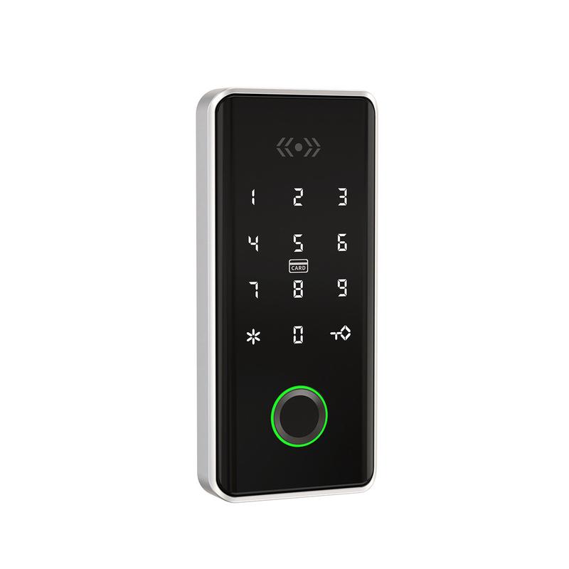 指纹柜锁密码锁抽屉柜门锁健身房储物柜通通锁智能更衣柜锁密码锁