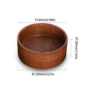 男士 刮胡工具尼龙毛胡子刷木碗起泡碗2件套剃须刷碗胡胡刷套装