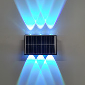 户外防水壁灯太阳能洗墙灯景观阳台别墅夜景装 饰灯庭院灯上下打光