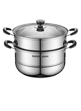 热销好帮手304双层不锈钢复底28cmsz28b5