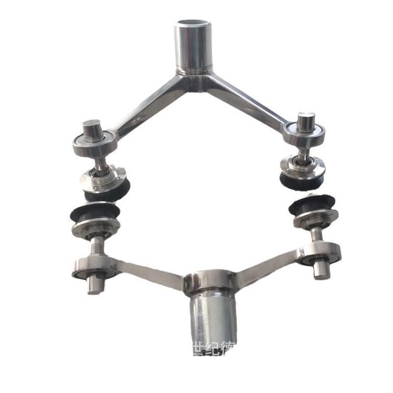 304不锈钢驳接爪厂家爪不锈钢玻璃爪220型90度幕墙批发