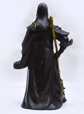 关公印托商务会销礼品家居装饰金属工艺品摆件