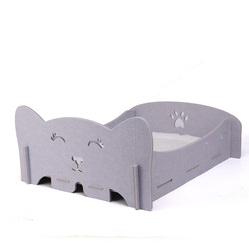 毛毡窝猫窝猫床四季通用猫屋猫猫产房封闭式舍幼猫狗窝冬季保暖