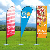 刀旗旗帜定制沙滩旗羽毛旗户外双面彩旗注水旗广告水滴定制