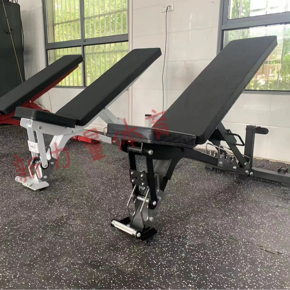 rep多功能可调节哑铃凳健身椅家用商用凳锯齿调节电镀健身器材