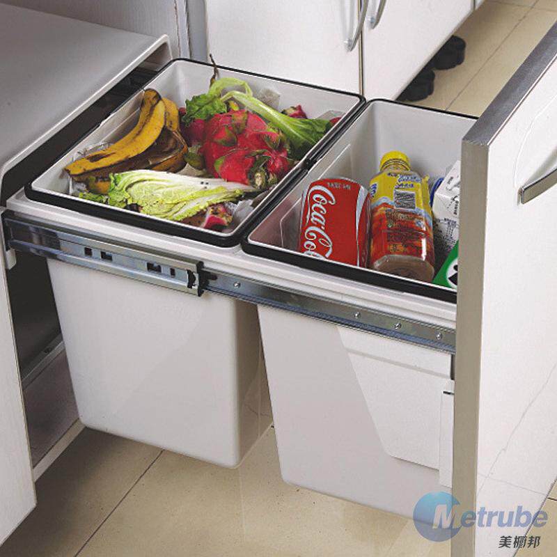 卫生间垃圾桶柜式垃圾桶家用有盖柜分类收纳桶400厨房体