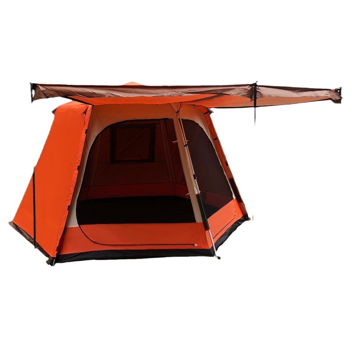 厂家现货帐篷户外折叠防雨自动2-8人一室一厅便携式加厚露营帐篷