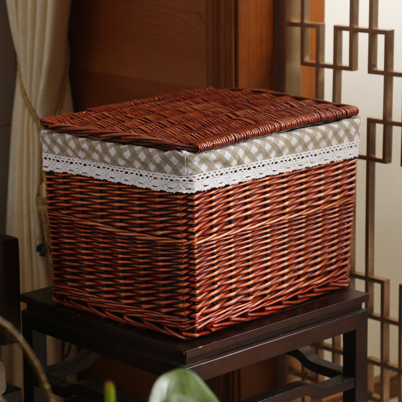 i9at收纳筐藤编收纳箱劈收纳盒储物箱整理箱衣服收纳箱有盖柳储物,收纳整理,收纳箱,淘宝优惠券,粉丝福利购,淘宝优惠卷