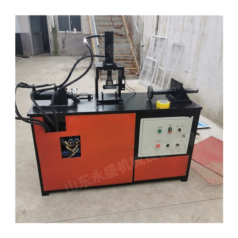 电动圆管钢管缩管机自动不锈钢液压对接缩口机矩形管压管缩管机