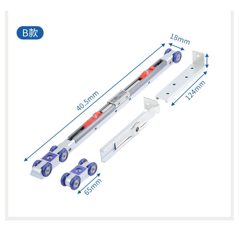 双向阻尼缓冲吊轮酒店滑轮移门吊轨厨房木门卫生间推拉门静音吊轮