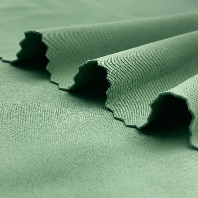 锦纶双面布布料隐形鲨鱼皮双磨高弹力针织速干双色运动瑜伽服面料