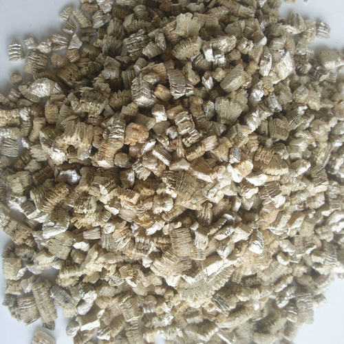 批发1-3刹车片蛭石粉银白色蛭石暖贴保温蛭石防火涂料用膨胀蛭石