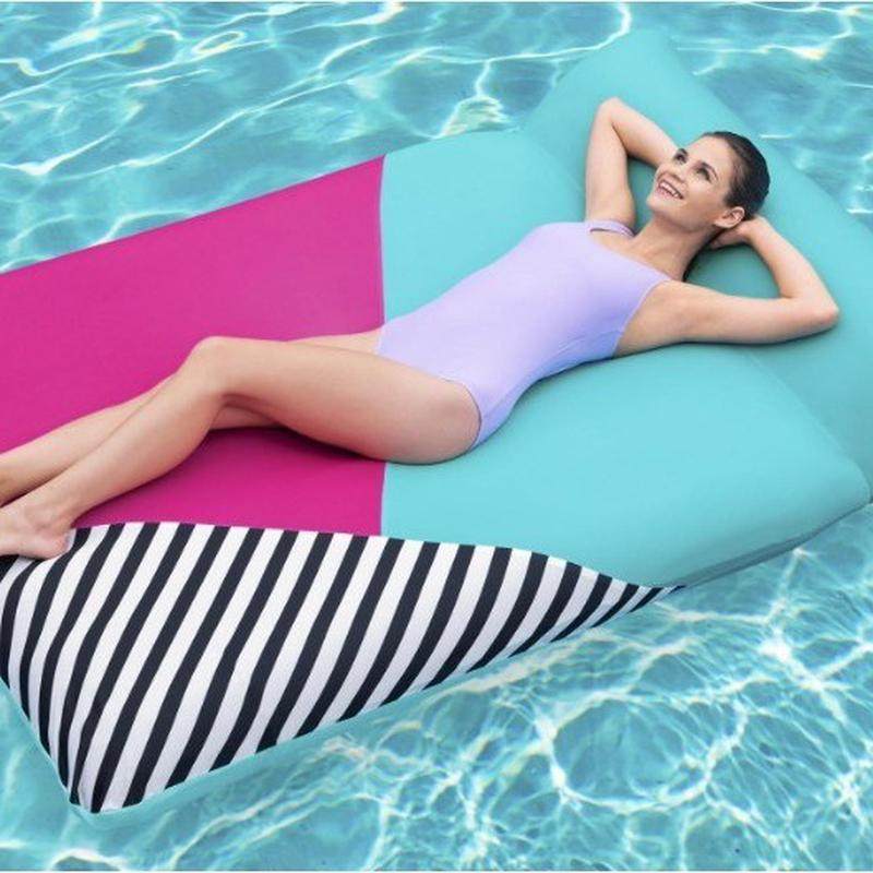bestway43305充气床布面浮排布套浮板水上防晒泳池戏水双人躺椅,运动/瑜伽/健身/球迷用品,充气床,淘宝优惠券,粉丝福利购,淘宝优惠卷