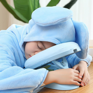 午睡学生午休枕头 夏季 冰丝办公室四季 款 夏天午睡枕趴睡枕款