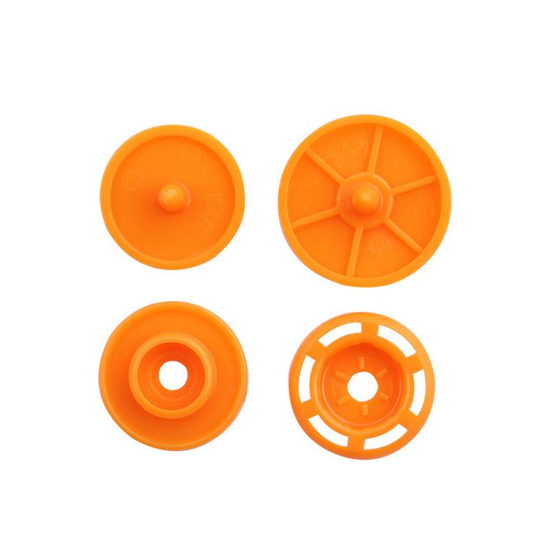 现货60色华联树脂四合扣T3T5T8沙面亮面塑料四合扣每色1000套