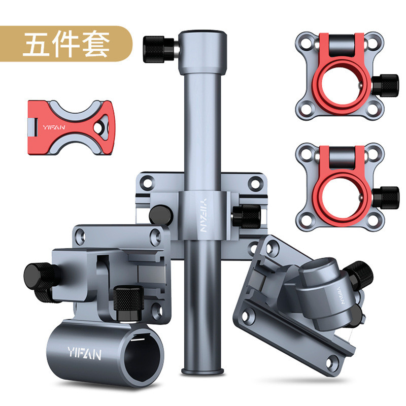 一帆精工新款钓箱配件三件套镁铝合金钓鱼炮台架伞架鱼护架大全