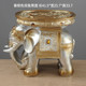 大象凳换鞋 饰品树脂工艺 凳摆件客厅玄关进门口酒店乔迁送礼新房装