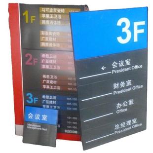 医院商场学校牌落地式斜面单位制作办公写字楼索引牌指示牌厂家