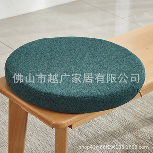 工厂梳亚麻订造化坐垫海绵飘窗半圆异形屁股坐垫久座榻榻米软包