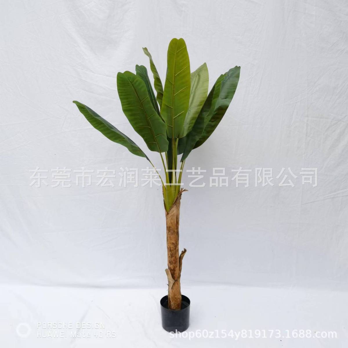 仿真芭蕉树大型绿植仿真树盘摆件热带植物仿真香蕉树造景绿植栽