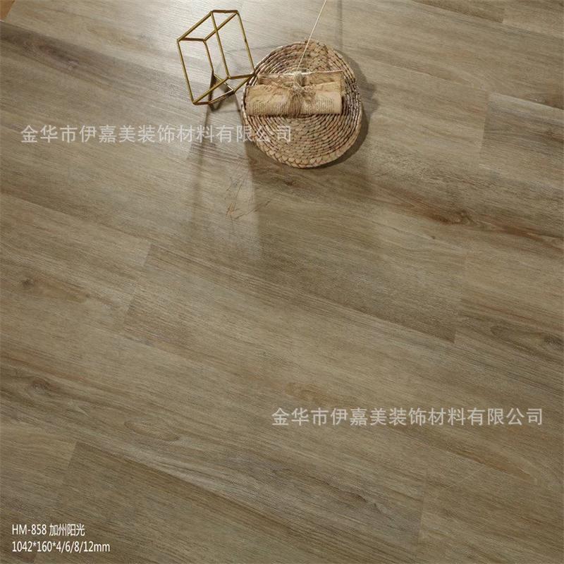 微晶石锁扣地板家装工装加厚耐磨spc石塑地板无缝锁扣现货