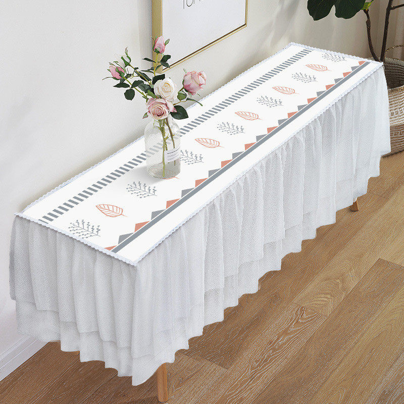 4txn批发茶几套罩全包桌布茶长方形电视柜客厅布艺盖巾蕾丝机布垫