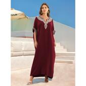 4罩衫 沙滩罩衫 绳绣度假沙滩色23123l