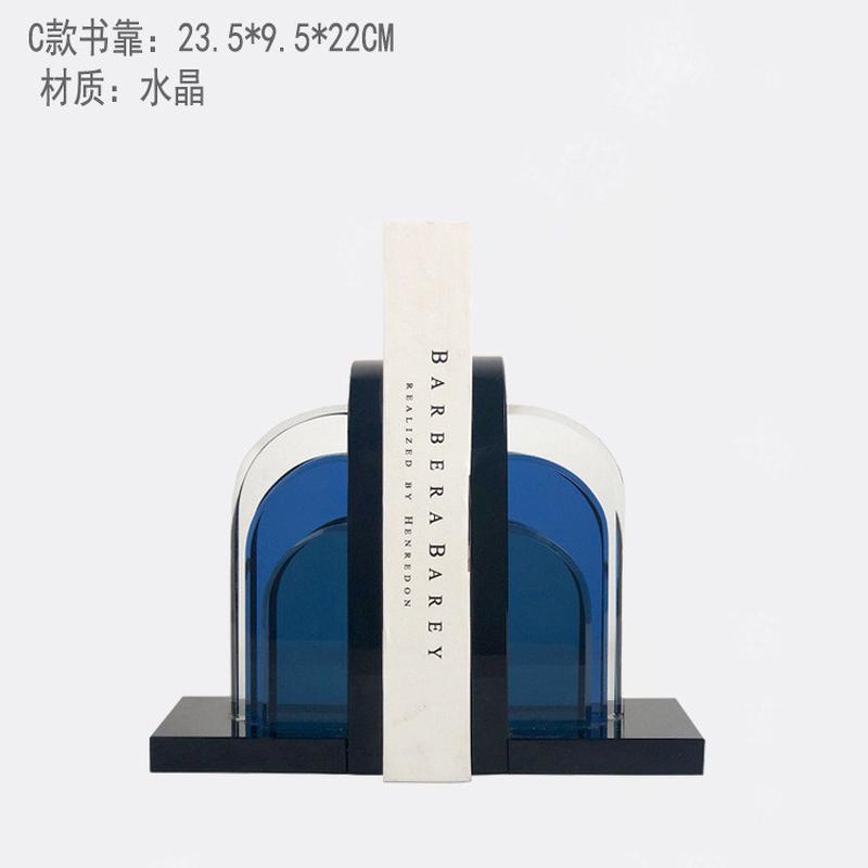 建筑书挡工艺品样板间软装饰品桌面书档书房装饰摆件建筑系列书靠