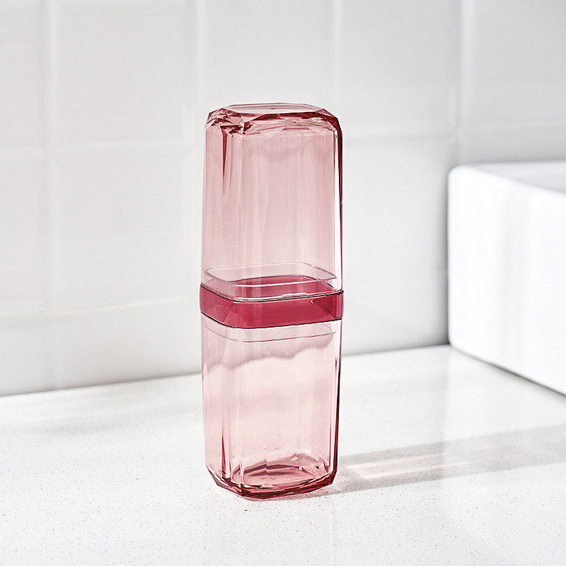 x1aw旅行旅游洗漱杯漱口杯刷牙杯便携式简约带盖牙刷收纳盒透明,家庭/个人清洁工具,牙刷架/牙具座,淘宝优惠券,粉丝福利购,淘宝优惠卷