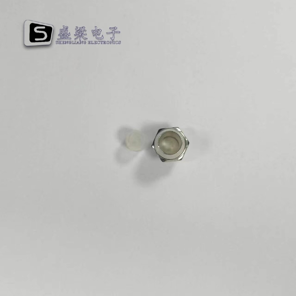 铜套led灯座灯套隔离柱发光二极管座信号金属灯罩5mm