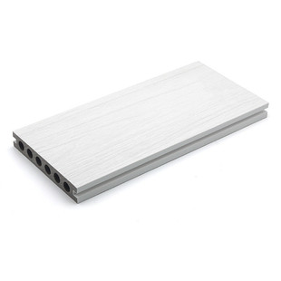 二代共挤塑木地板户外圆孔铺板地板庭院栈道木塑木塑防腐防晒防水